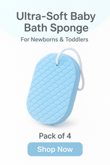 Kids Magic Bath Sponge Exfoliating Brush for Gentle Dead Skin Removal - Baby Body Scrubber & Massage Cleaning Tool